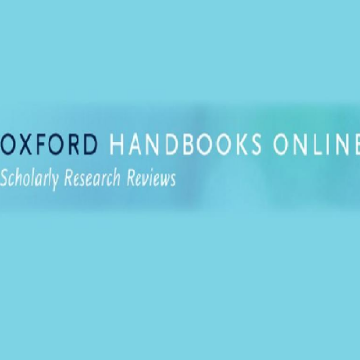לידיעתכם! ספרייה רכשה מנוי למאגר Oxford Handbooks Online.