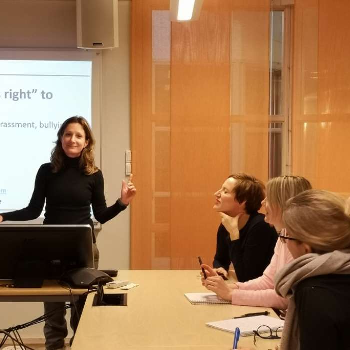 Dr. Yael Ram lectures at Mid-Sweden University